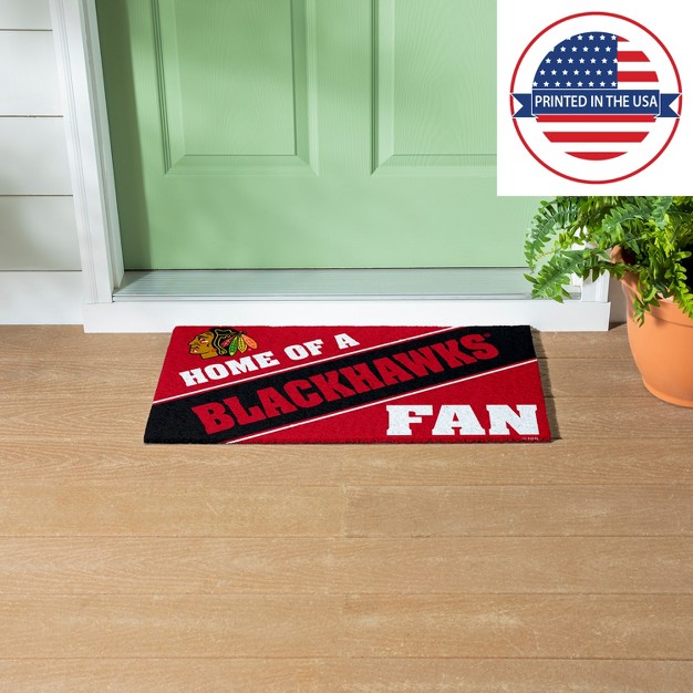 Evergreen Chicago Blackhawks Pvc Mat Color