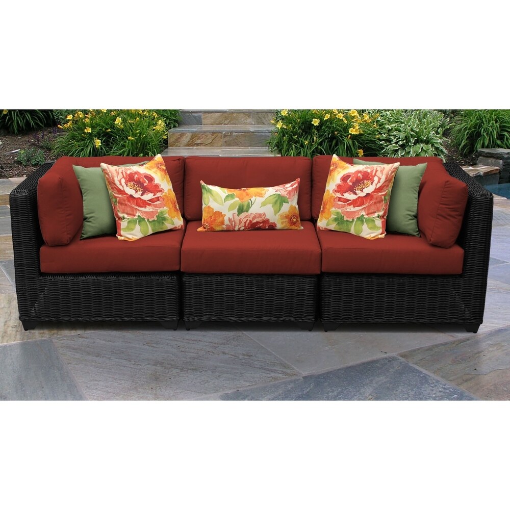 Venice 3 Piece Outdoor Wicker Patio Furniture Set