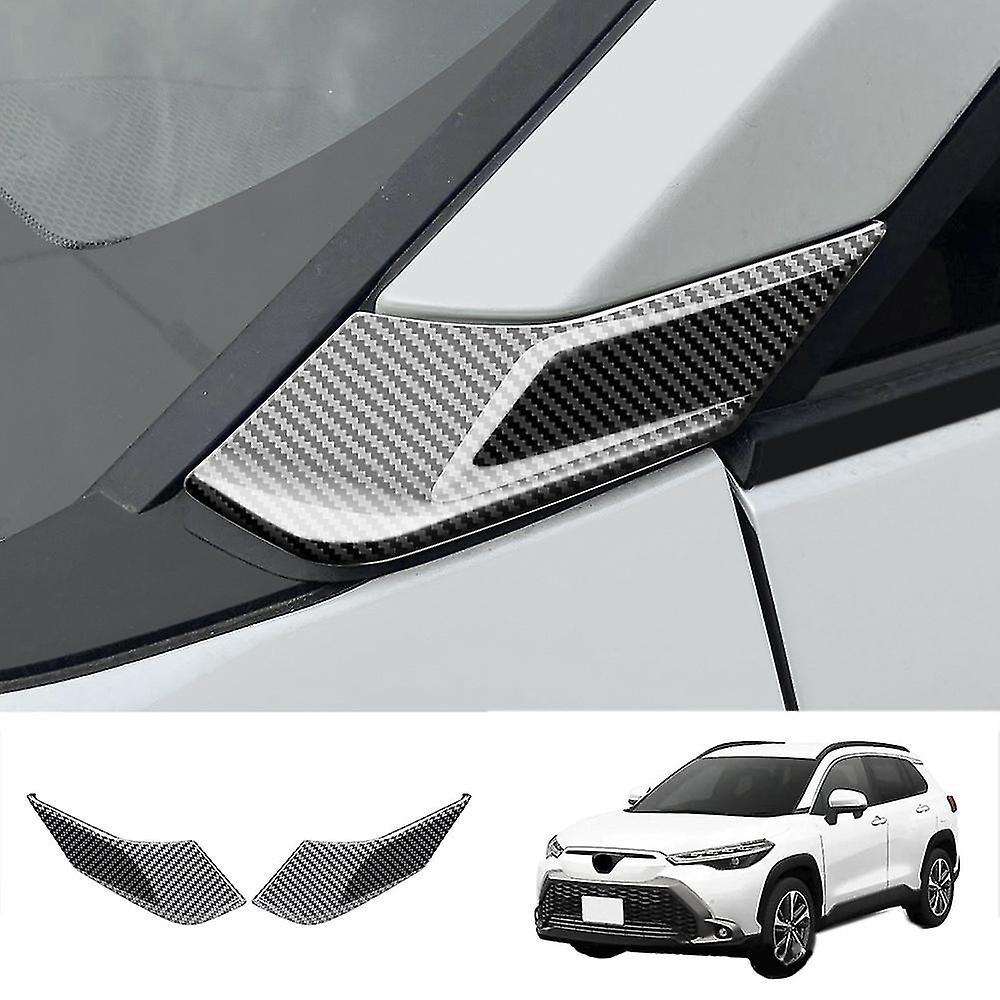 Car Window Trim Cover A Column Sticker Trim Modification Accessories For Corolla Cross 2021 2022 Ca