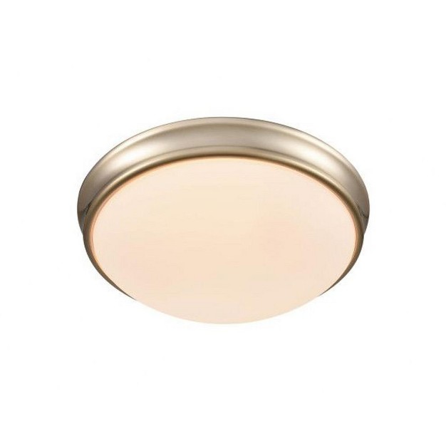 Millennium Lighting 2 Light Flush Mount Modern Gold