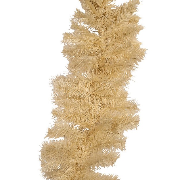 Kurt Adler 9 Foot Unlit Cream Garland