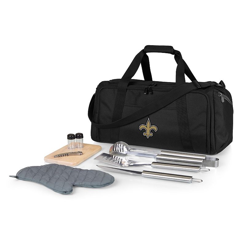 Picnic Time New Orleans Saints BBQ Grill Set and Cooler