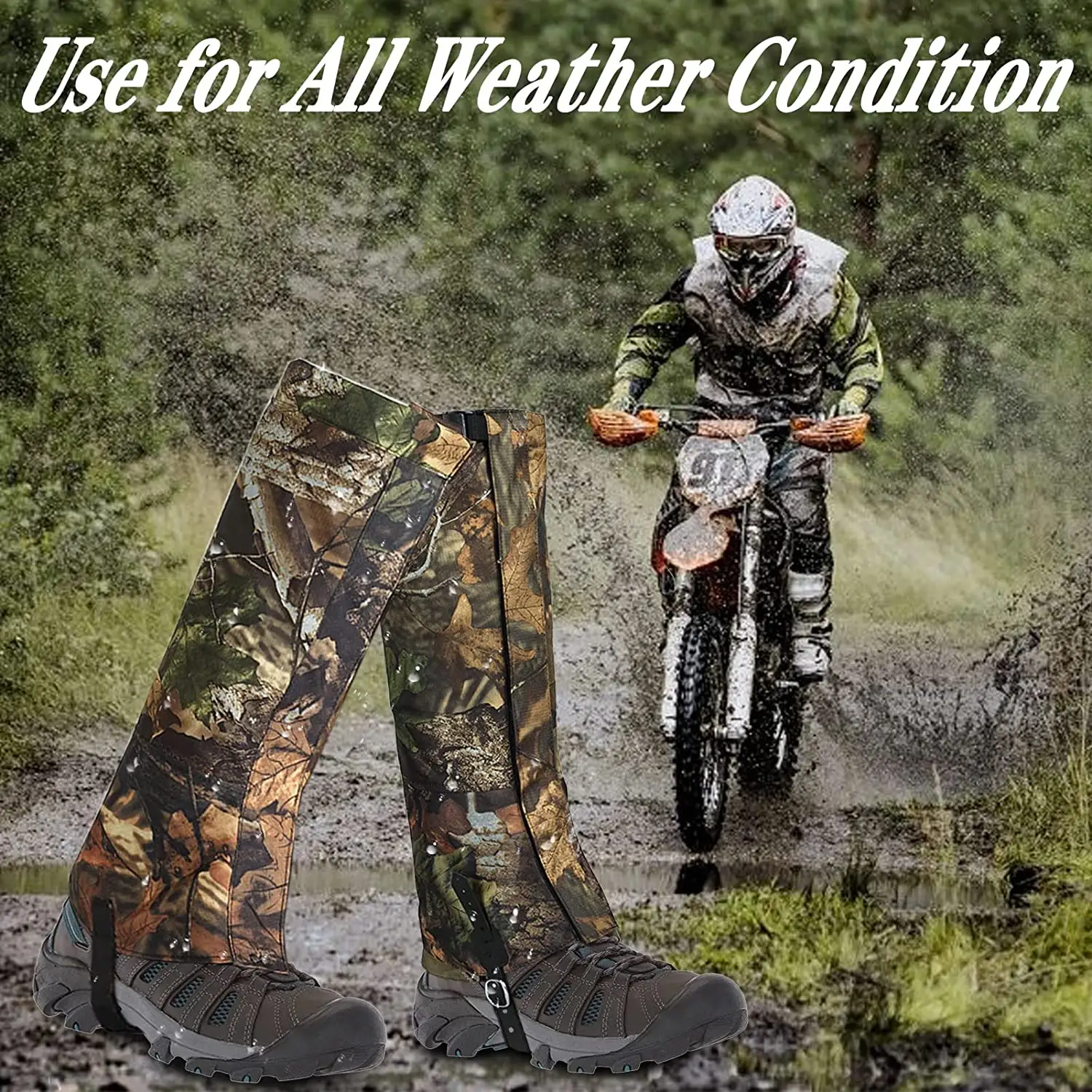 New  Waterproof Nylon Snake Hunting Gaiter  Leg Gaiters For Outdoor Camping Hiking