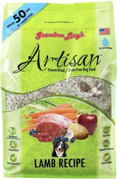 Grandma Lucy's Artisan Lamb Grain-Free Freeze-Dried Dog Food