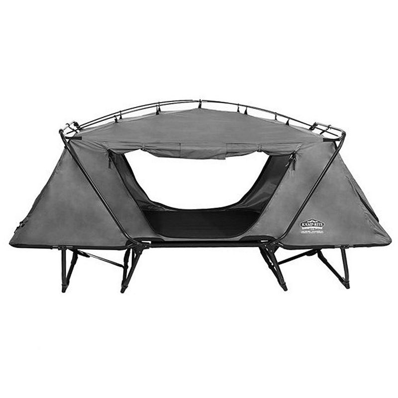 Kamp-rite Oversized Quick Setup 1 Person Cot， Lounge Chair， and Tent W/domed Top