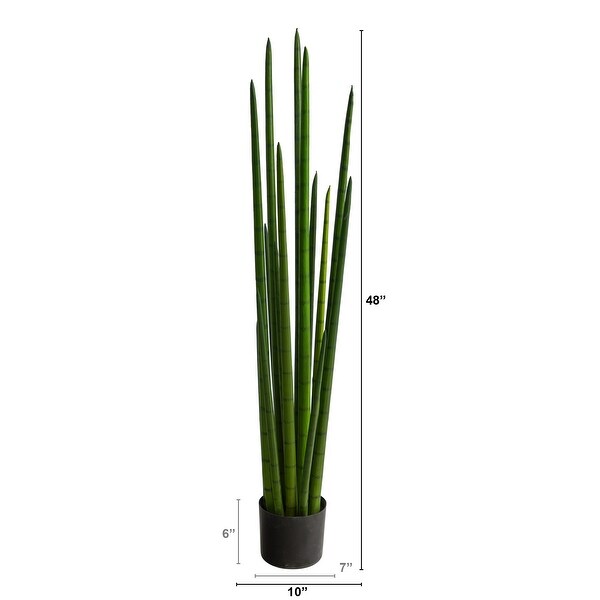 4' Sansevieria Snake Artificial Plant