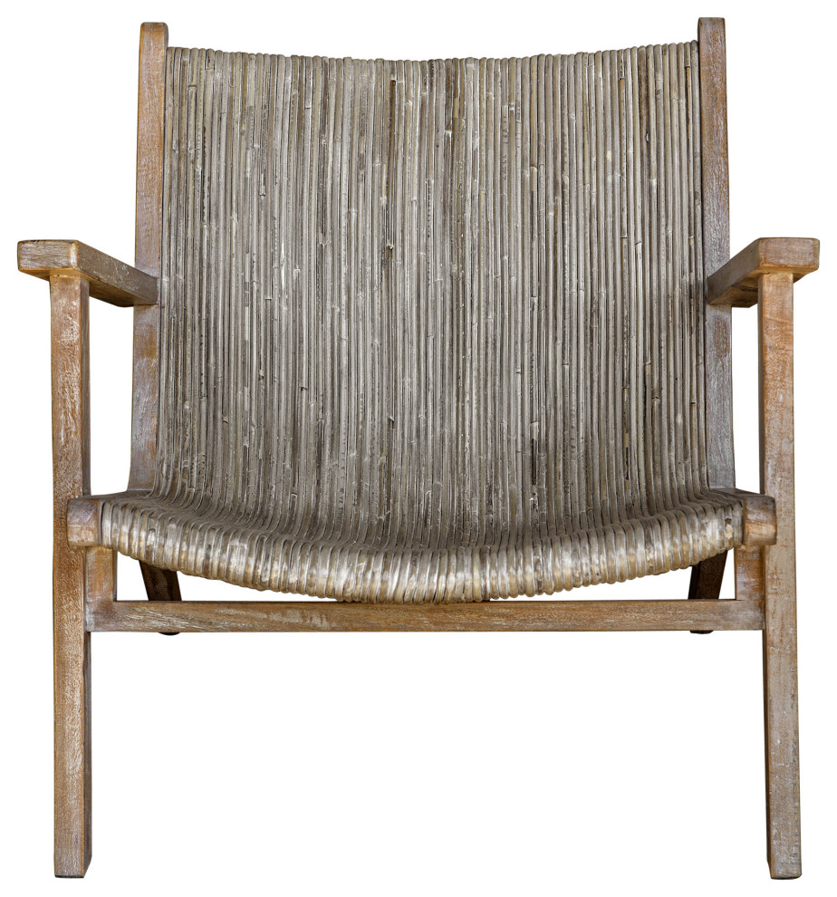 Aegea Rattan Accent Chair   Tropical   Armchairs And Accent Chairs   by Ownax  Houzz