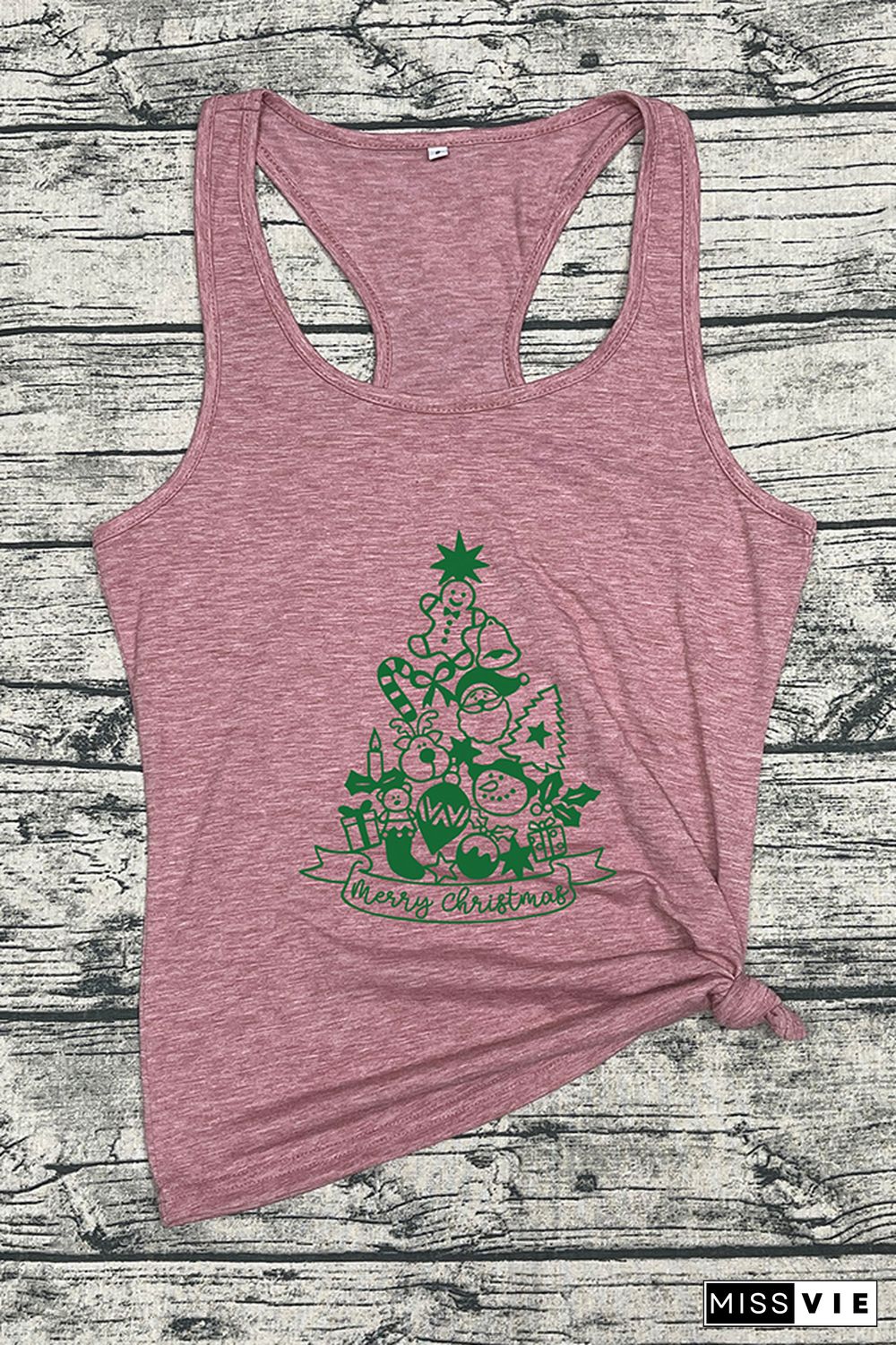 Christmas Tree Sleeveless Tank Top Wholesale