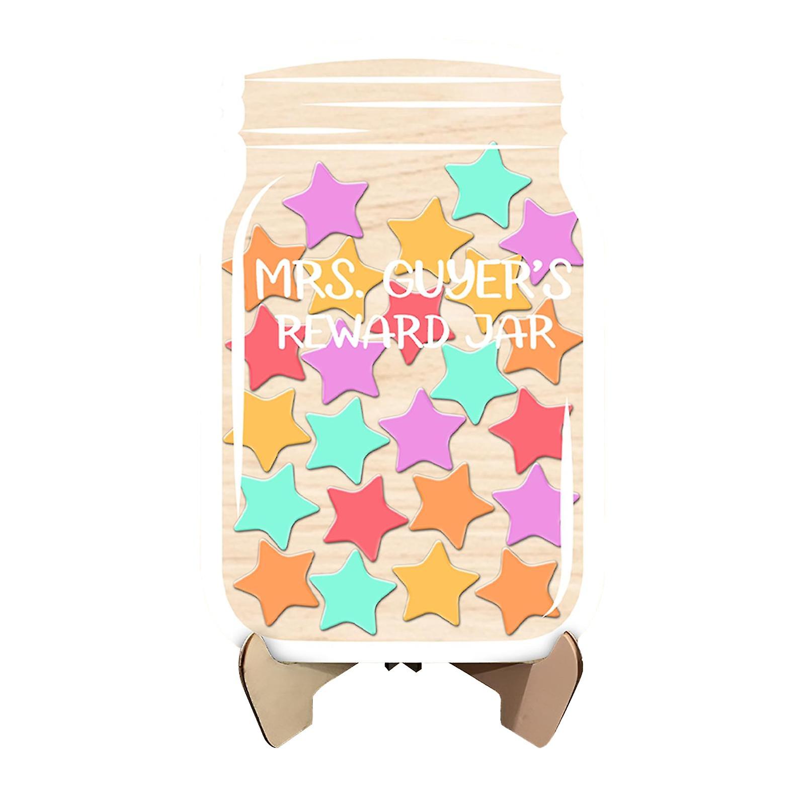 Personalized Stars Reward Bottle For Brushing Daily Reading Whiteboard Teaching