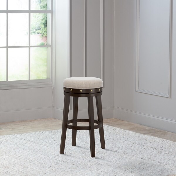 HIllsdale Furniture Benard Backless Bar Stool， Smoke Brown