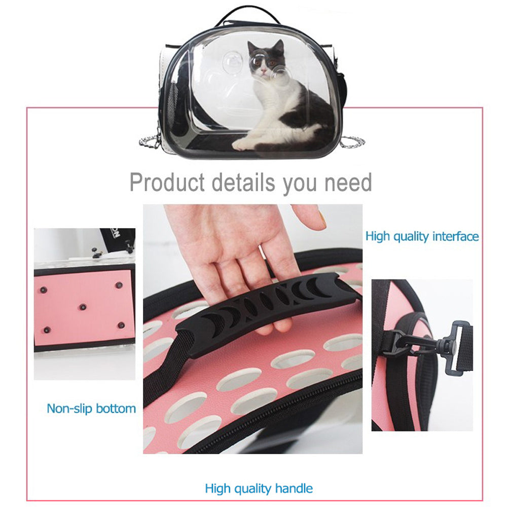 Portable Pet Dog Puppy Carrier Bag Full Clear Breathable Foldable Travel Pet Handbag Airline Approved Cat Carrier Bag