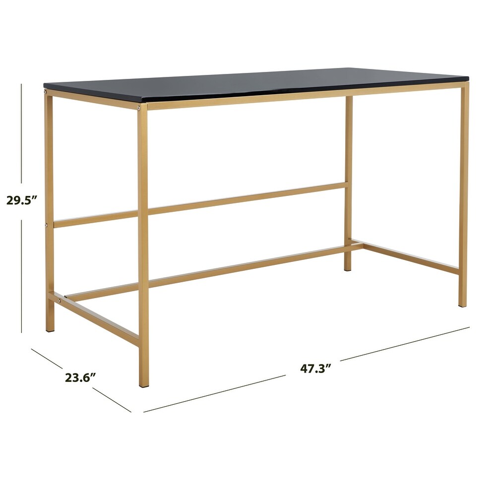 SAFAVIEH Nova Glossy Wooden Desk