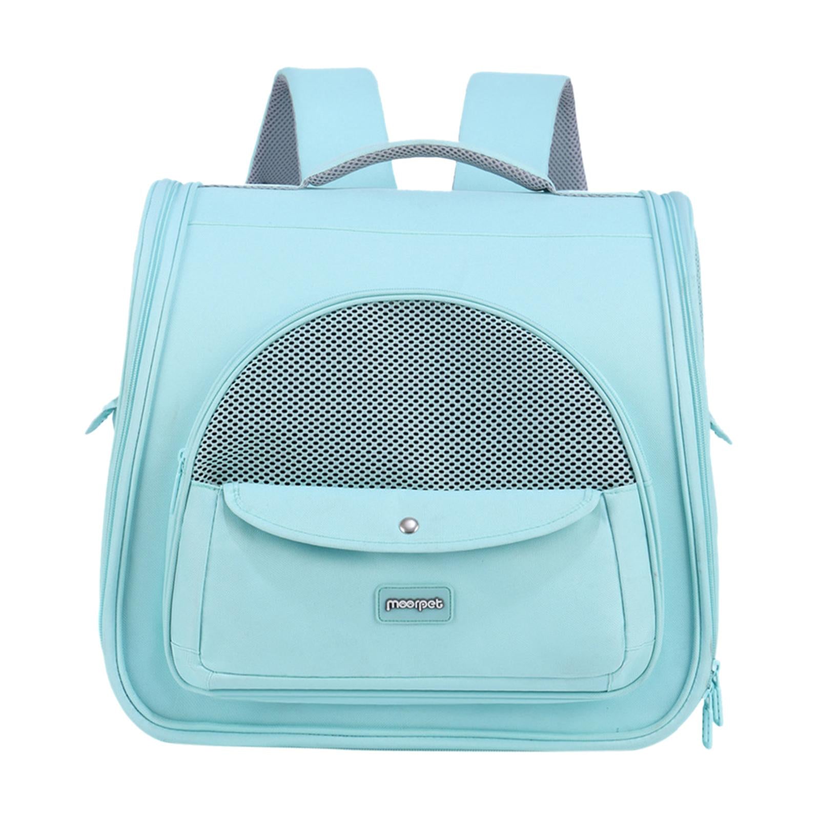 Pet Carrier Backpack Soft Handbag Travel Bag for Dogs Cats Hiking Rabbits Green