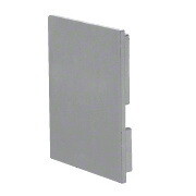 CRL50S2 Series Satin Anodized Wall Mount Kit End C...