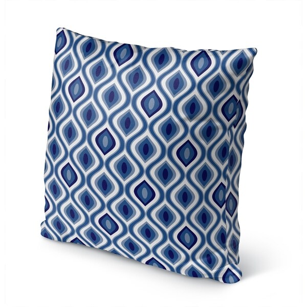 YE DARK BLUE Indoor|Outdoor Pillow By Kavka Designs - 18X18