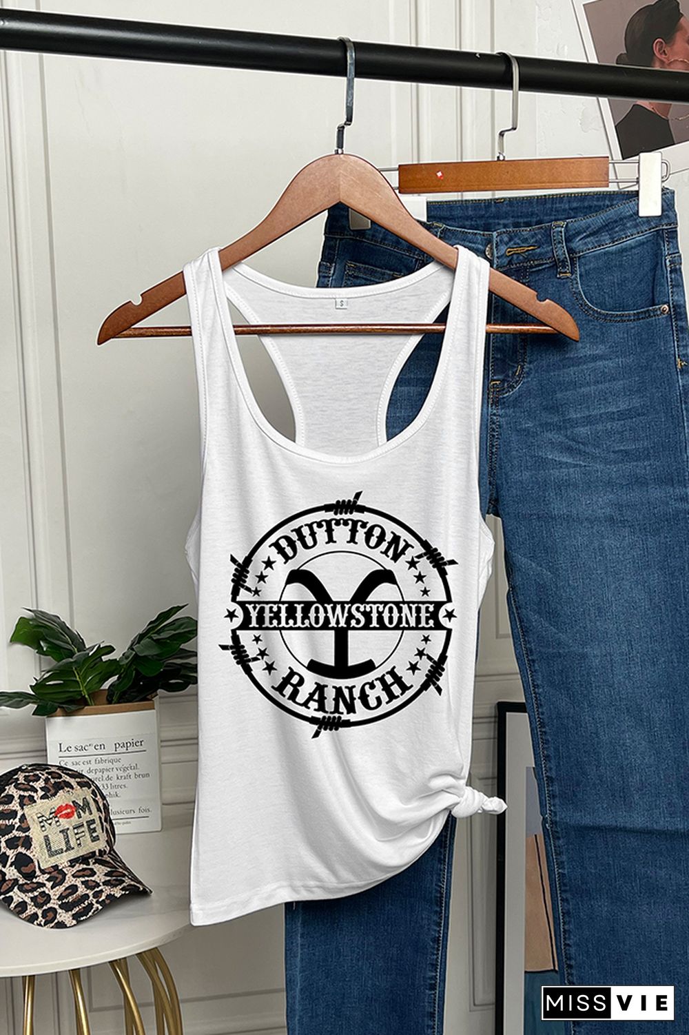 Dutton Ranch Yellowstone Sleeveless Tank Top Wholesale