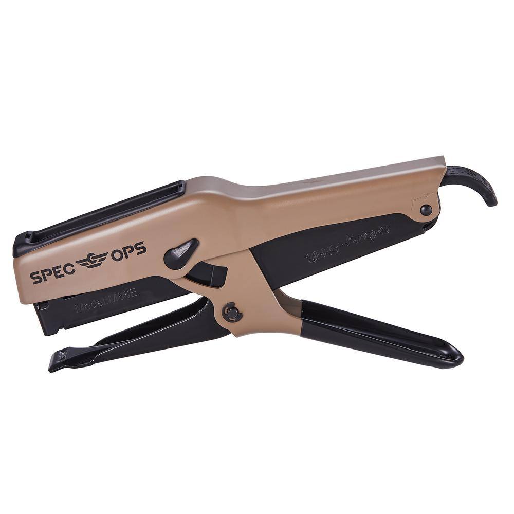 SPEC OPS Elite Duty Packaging Plier Stapler 716 in. Crown 14 in.-38 in. Leg Length Staples M66E