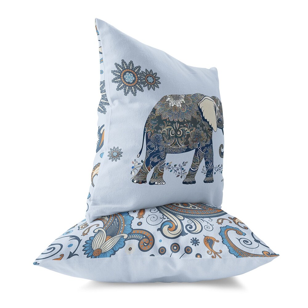 Amrita Sen Jumbo Floral Indoor Outdoor Pillow