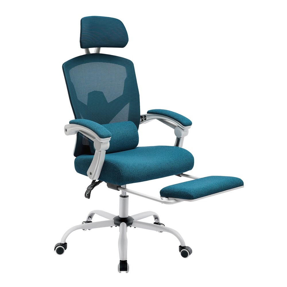 Mesh High Back Ergonomic Office Chair Lumbar Support Pillow Computer Desk Chair