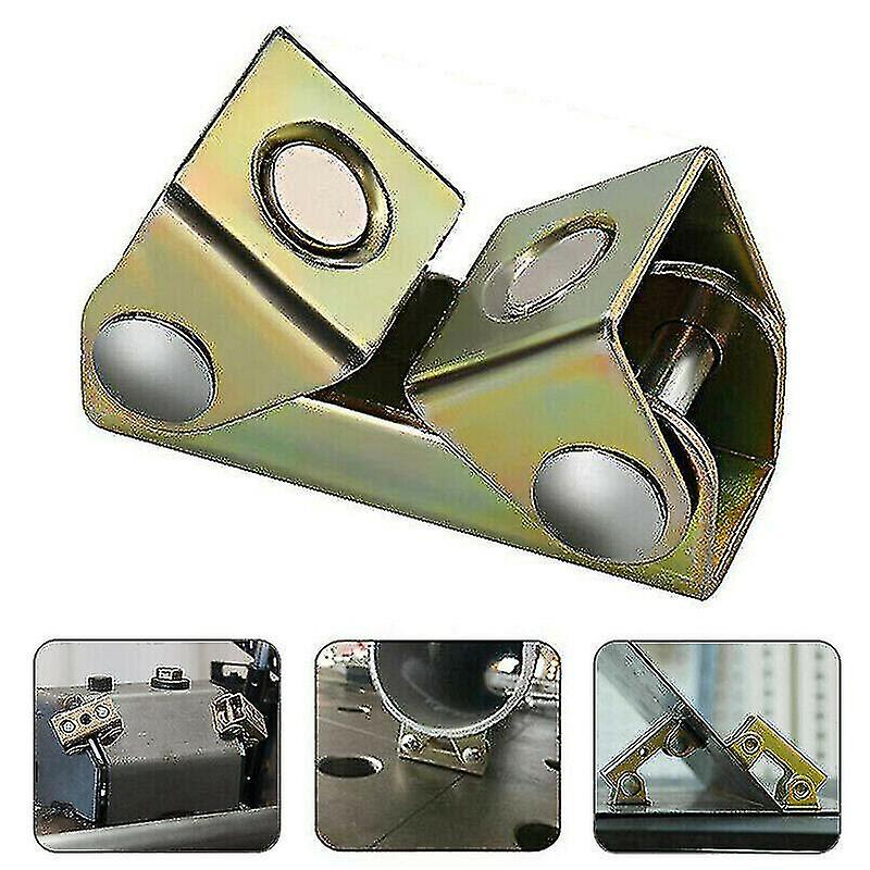 Magnetic Steel V-type Clamps Welding Holder Fixture Magnet V-pads Hand Toolsbronze1pcs)