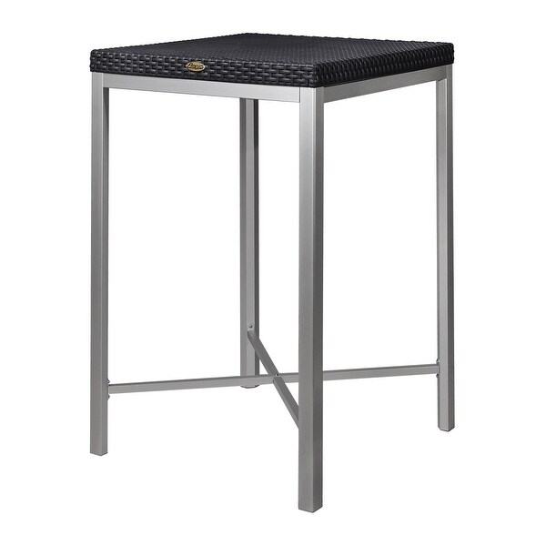 Russ Resin AllWeather Bar Table with Aluminum Legs