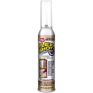 FLEX SEAL FAMILY OF PRODUCTS Flex Shot 8 fl. oz. Almond Thick Rubber Mildew Resistant Waterproof Sealant (4-Pack) FSH8A-4CS