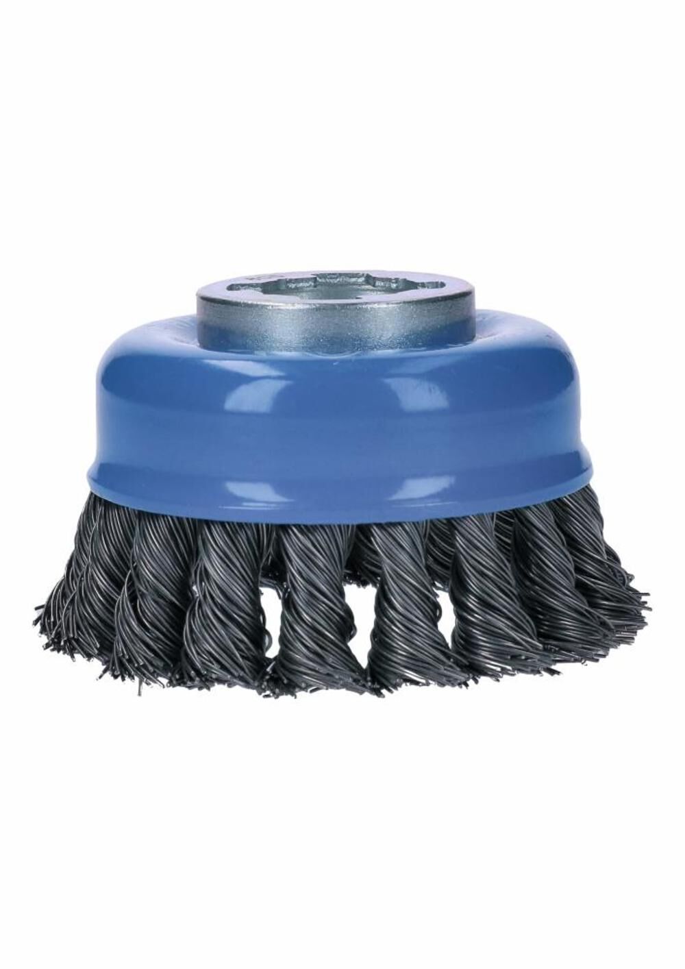 Bosch 3 In. Wheel Dia. X-LOCK Arbor Carbon Steel Knotted Wire Single Row Cup Brush WBX328 from Bosch