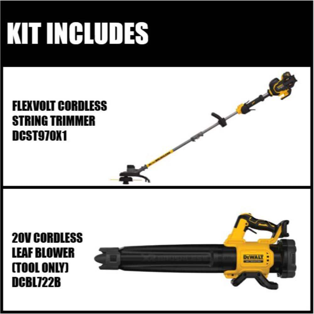 DEWALT 60V MAX Brushless Cordless Battery Powered String Trimmer Kit