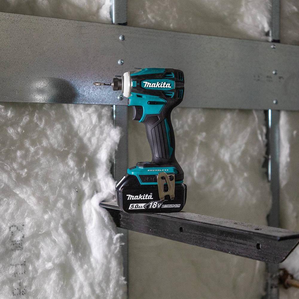 Makita 18V LXT Lithium-Ion Brushless Cordless Quick-Shift Mode 4-Speed Impact Driver Kit 5.0Ah XDT19T