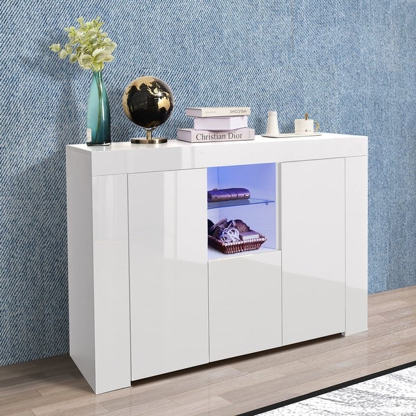 Hallway Living Room TV Stand Unit Display Cabinet with Drawer and 2 Doors