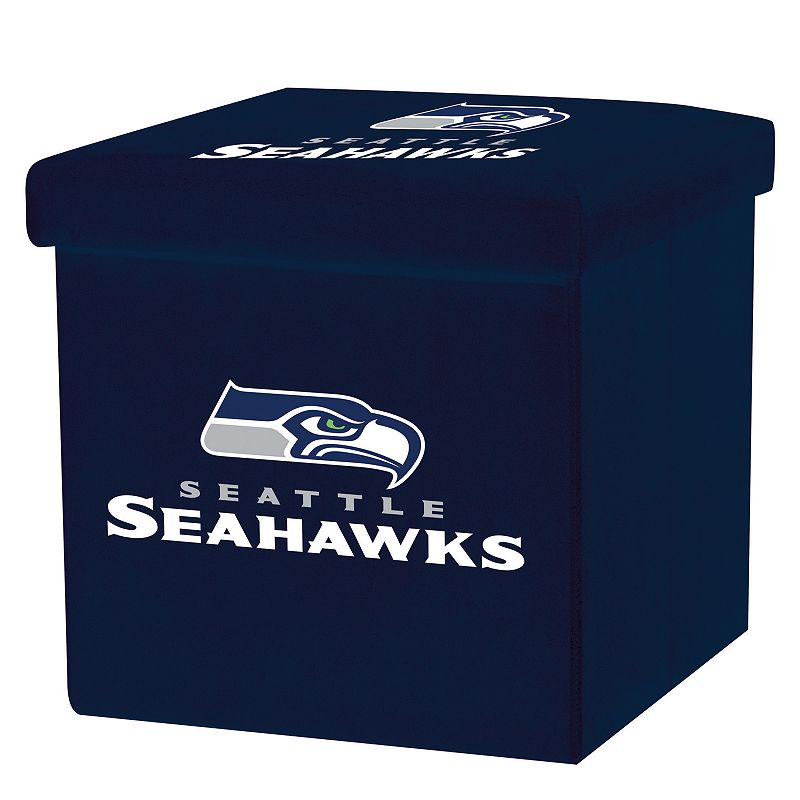 Franklin Sports Seattle Seahawks Storage Ottoman with Detachable Lid