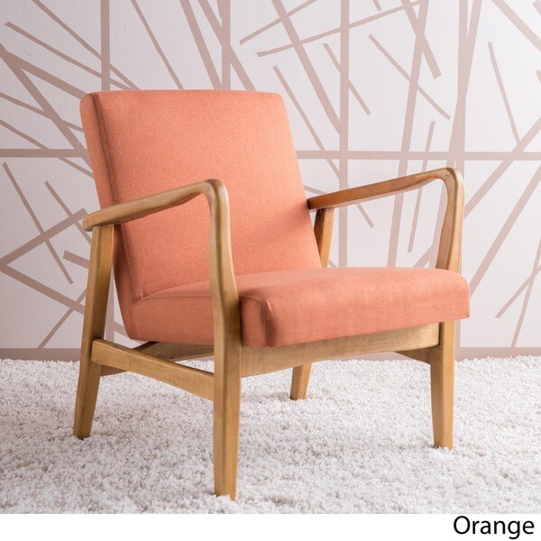 Perseus Mid-Century Fabric Club Chair by Christopher Knight Home