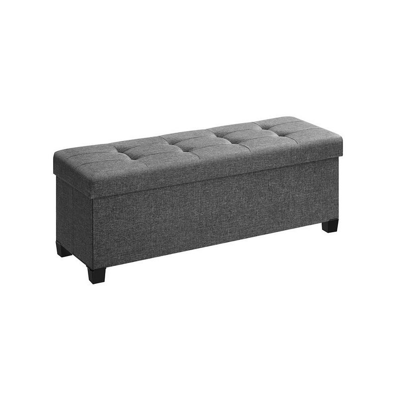 Storage Ottoman Bench， Bedroom Bench With Storage， Foot Stool With Feet