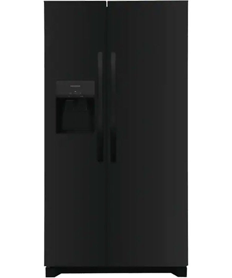 Frigidaire 25.6 Cu. Ft. Black Side-By-Side Refrigerator