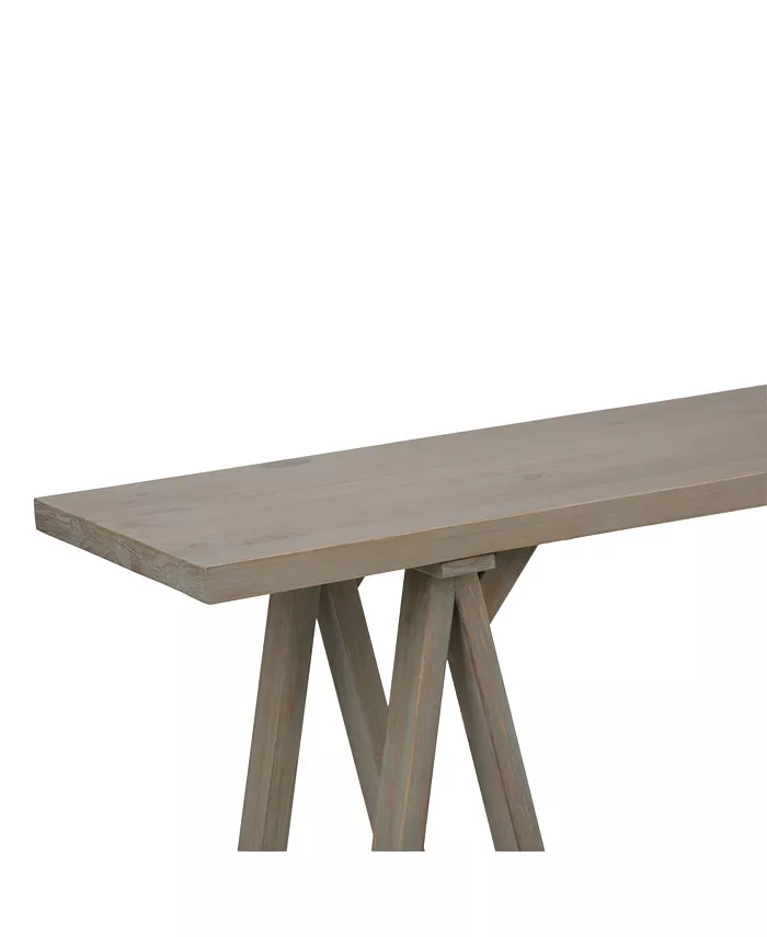 Simpli Home Ramsee Grey Console Table