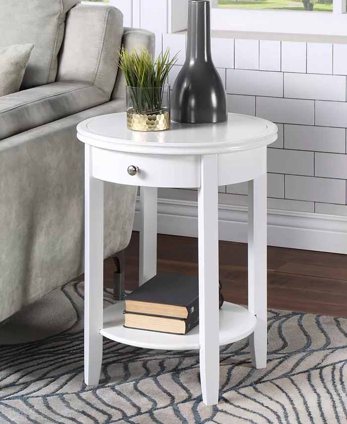 Convenience Concepts 18.25 Rubber wood AH Baldwin End Table