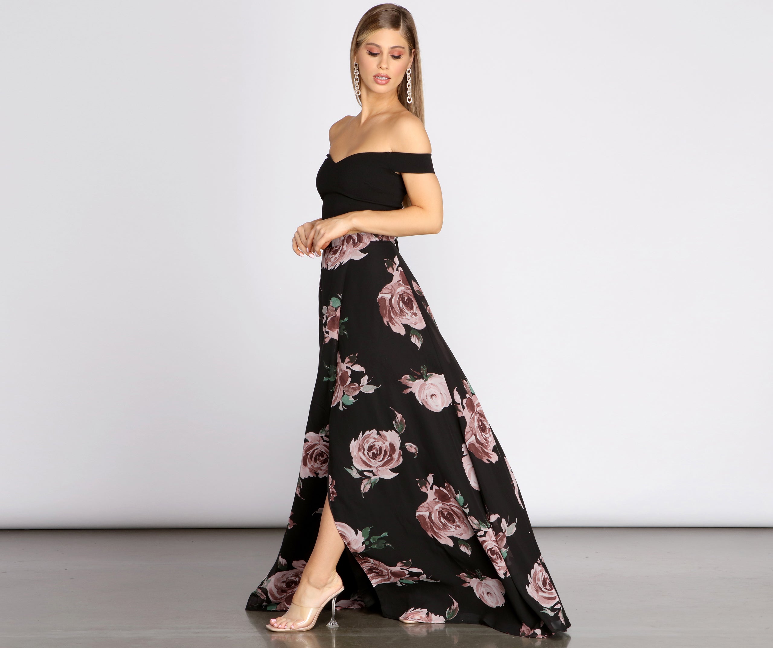 Flora Floral Two Piece Dress