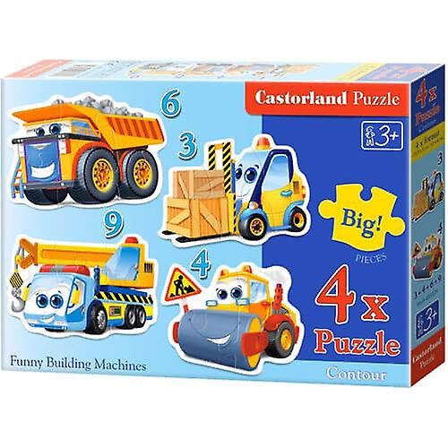 Castorland Funny Building Machines Jigsaw Puzzle