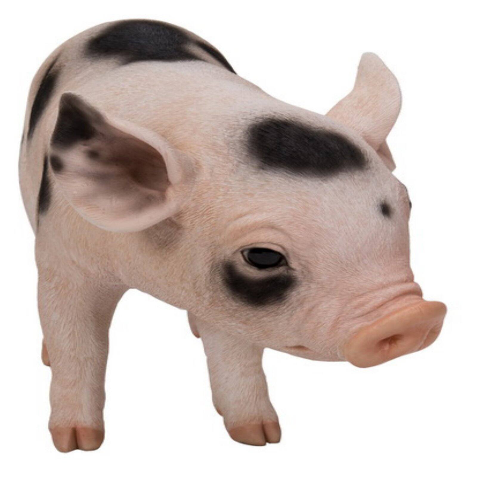 Hi-Line Gift 9" Standing Baby Pig Garden Statue