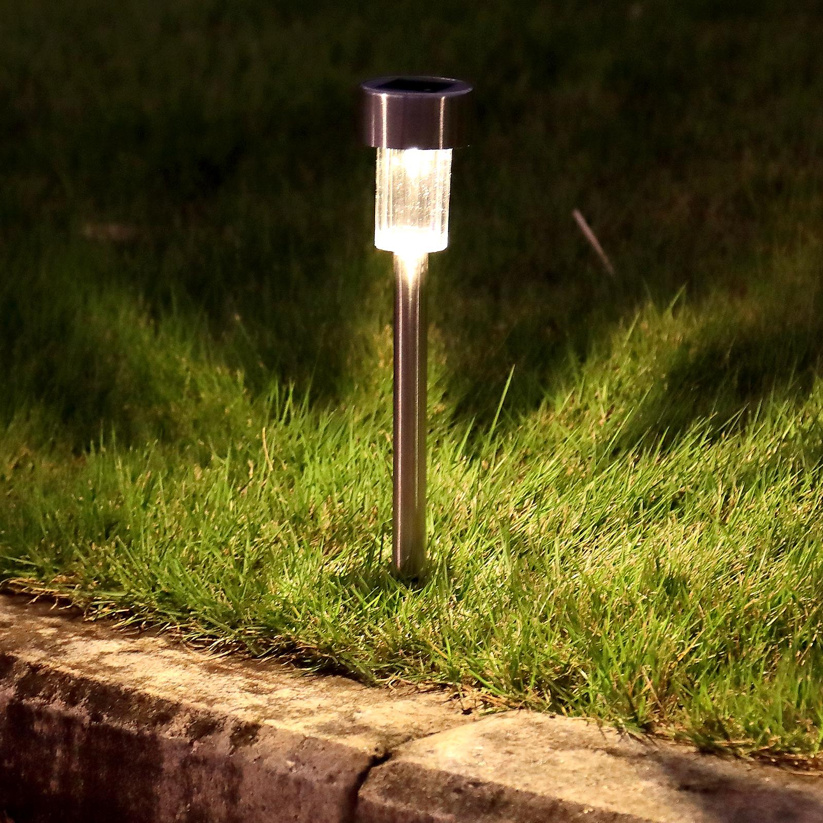 Winado 24 Pack Stainless Steel LED Solar Energy Light for Lawn Garden