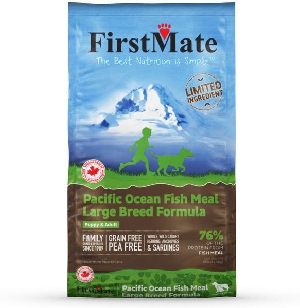 Firstmate Large Breed Limited Ingredient Diet Grain-Free Pacific Ocean Fish Meal Formula Dry Dog Food