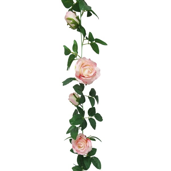 6ft Artificial Rose Flower Garland Hanging Vine