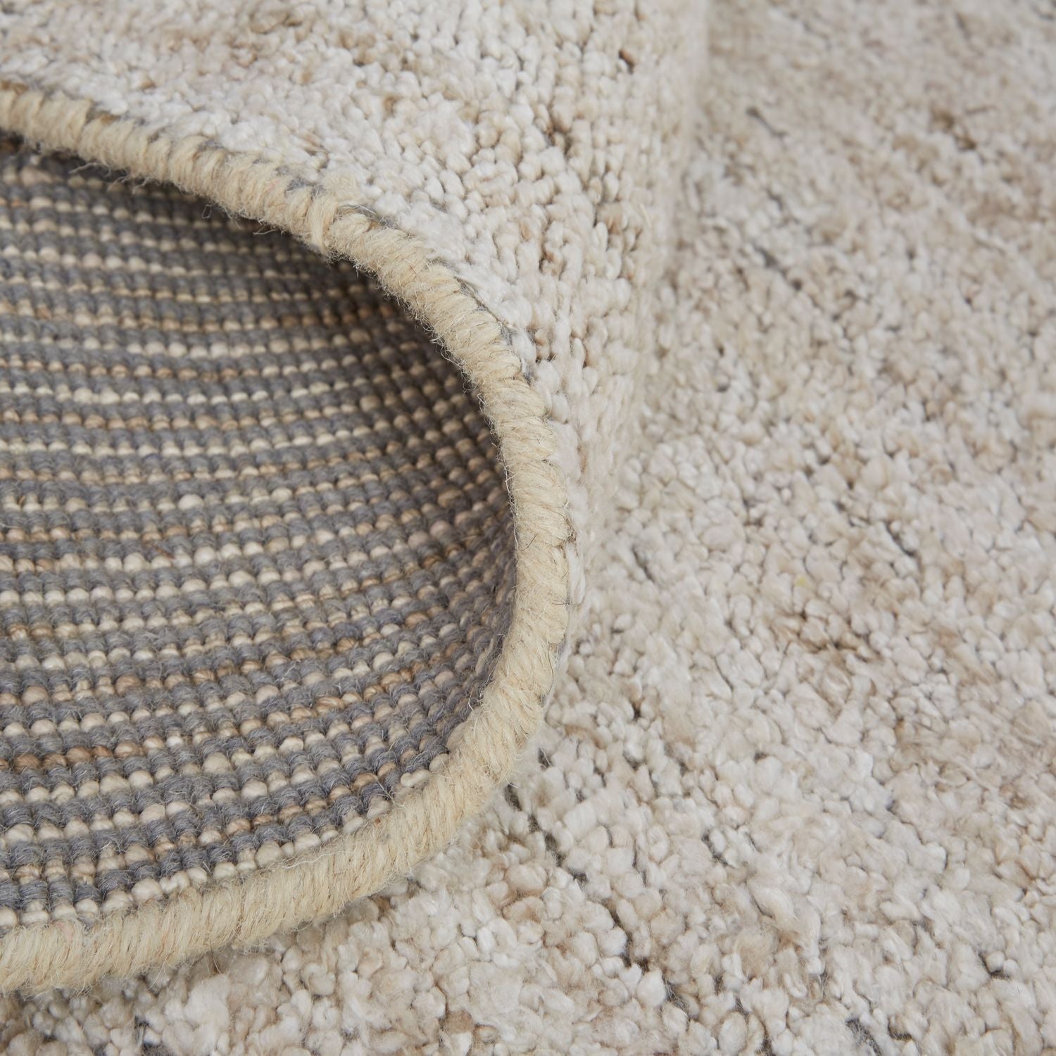 Legros Hand Woven Light Taupe Rug by BD Fine