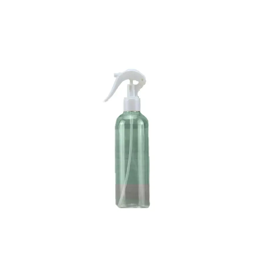 Transparent PET Plastic 300ml Cleaning Cosmetic Fine Alcohol Mist Continuous trigger Spray Bottles