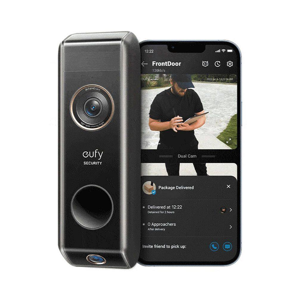 EUFY SECURITY Security Battery Dual Cam 2K Doorbell E8213J11