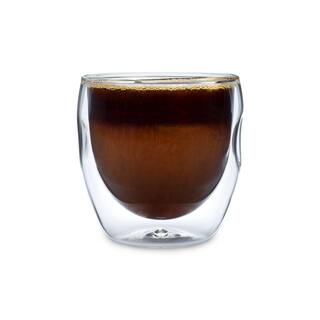 Ozeri Moderna Artisan Series Double Wall 8 oz. Beverage Glasses (Set of 8) DW080A-8