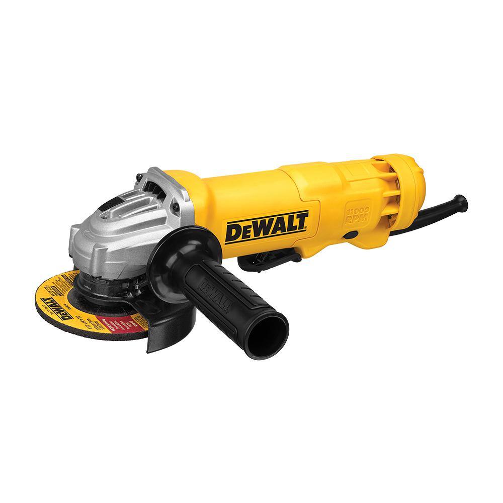 DW 120V 11 Amp Corded 4.5 in. Small Angle Grinder DWE402