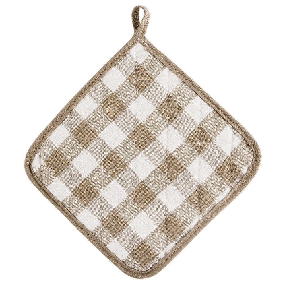 Buffalo Check Pot Holder   Set of Two   8x8