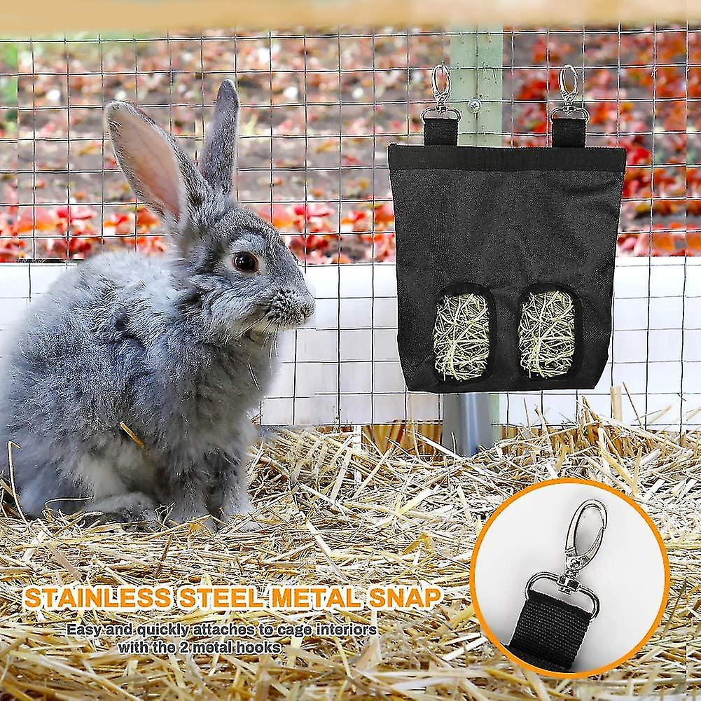 Guinea Pig Hay Bag Rabbit Hay Feeder Hanging Hay Bag Feeding Bag