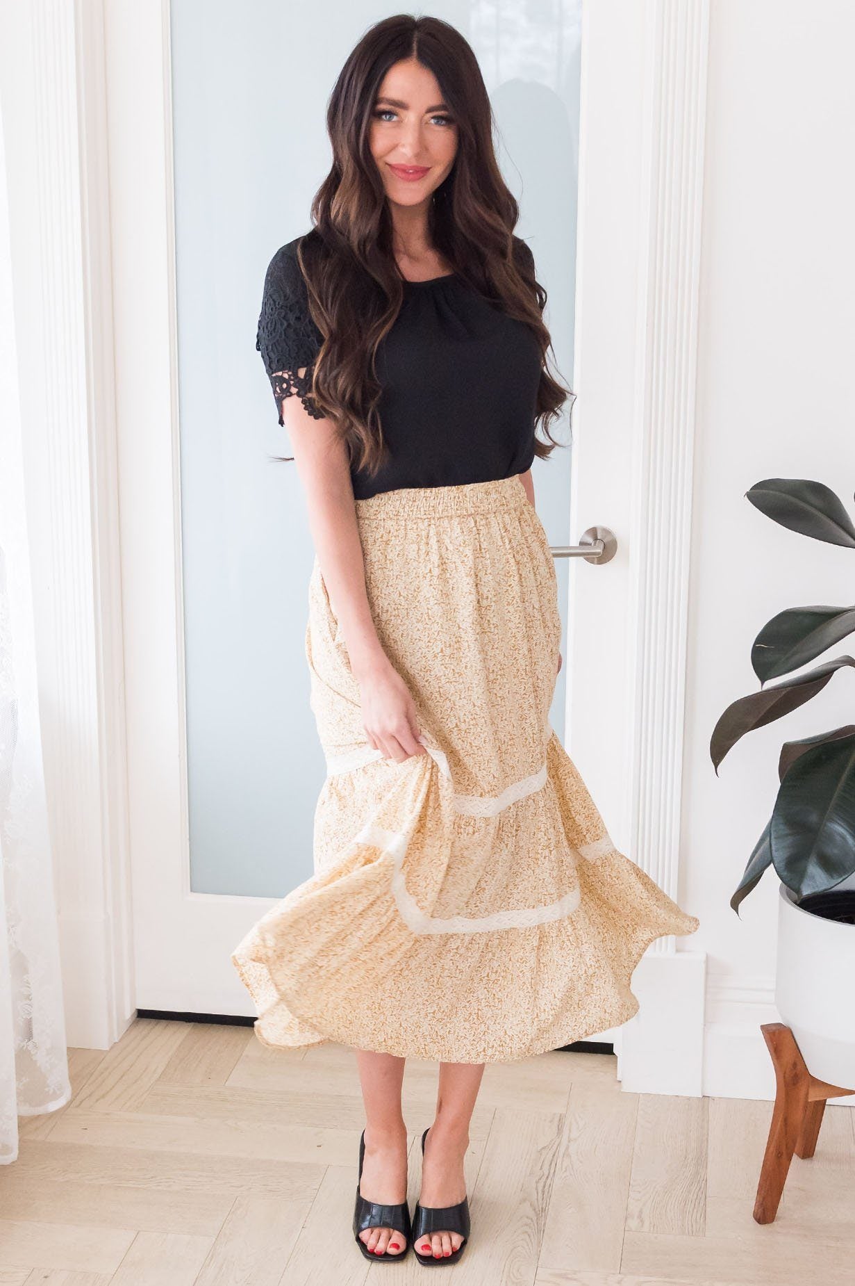 Always Optimistic Modest Skirt